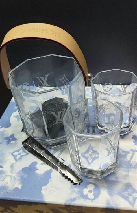 louis vuitton whiskey glass.